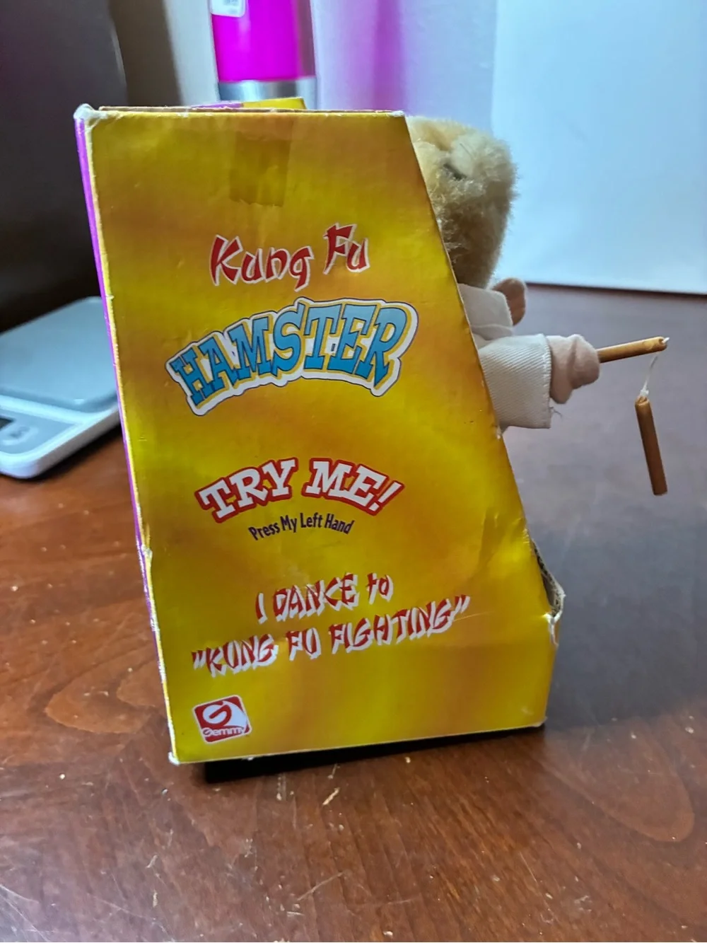 Gemmy 2001 Kung Fu Fighting Dancing Martial Arts Hamster - Works! Original Box